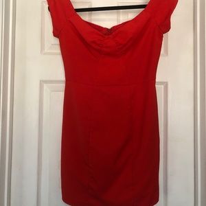 NBD RED MINI DRESS